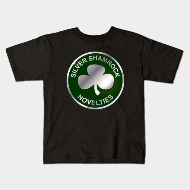 Silver shamrock novelties Kids T-Shirt by NineBlack